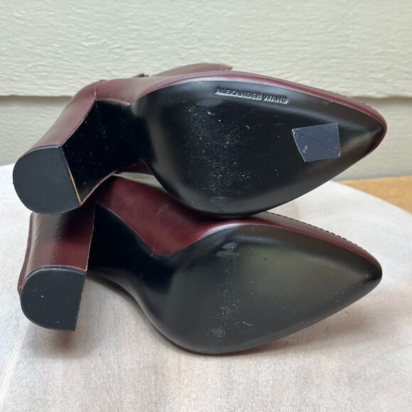 Alexander Wang Kim Oxblood Womens Boots Size 38.5 EU Burgundy Boot RARE - Picture 14 of 16